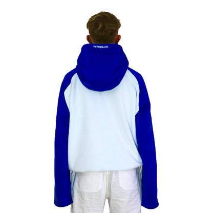 NIGHT-LIFE HOODIE WHITE/BLUE