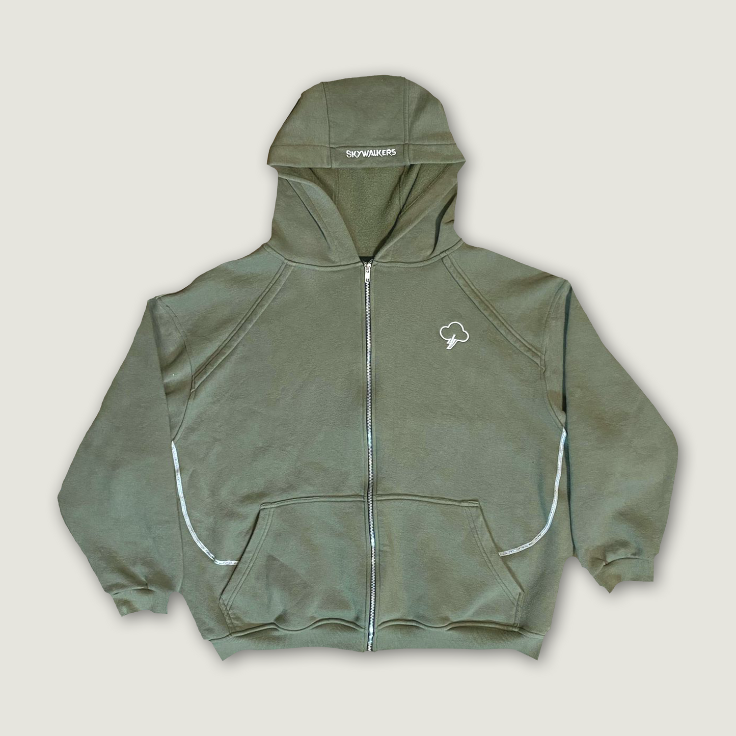 TRACKHOODIE SAGE GREEN