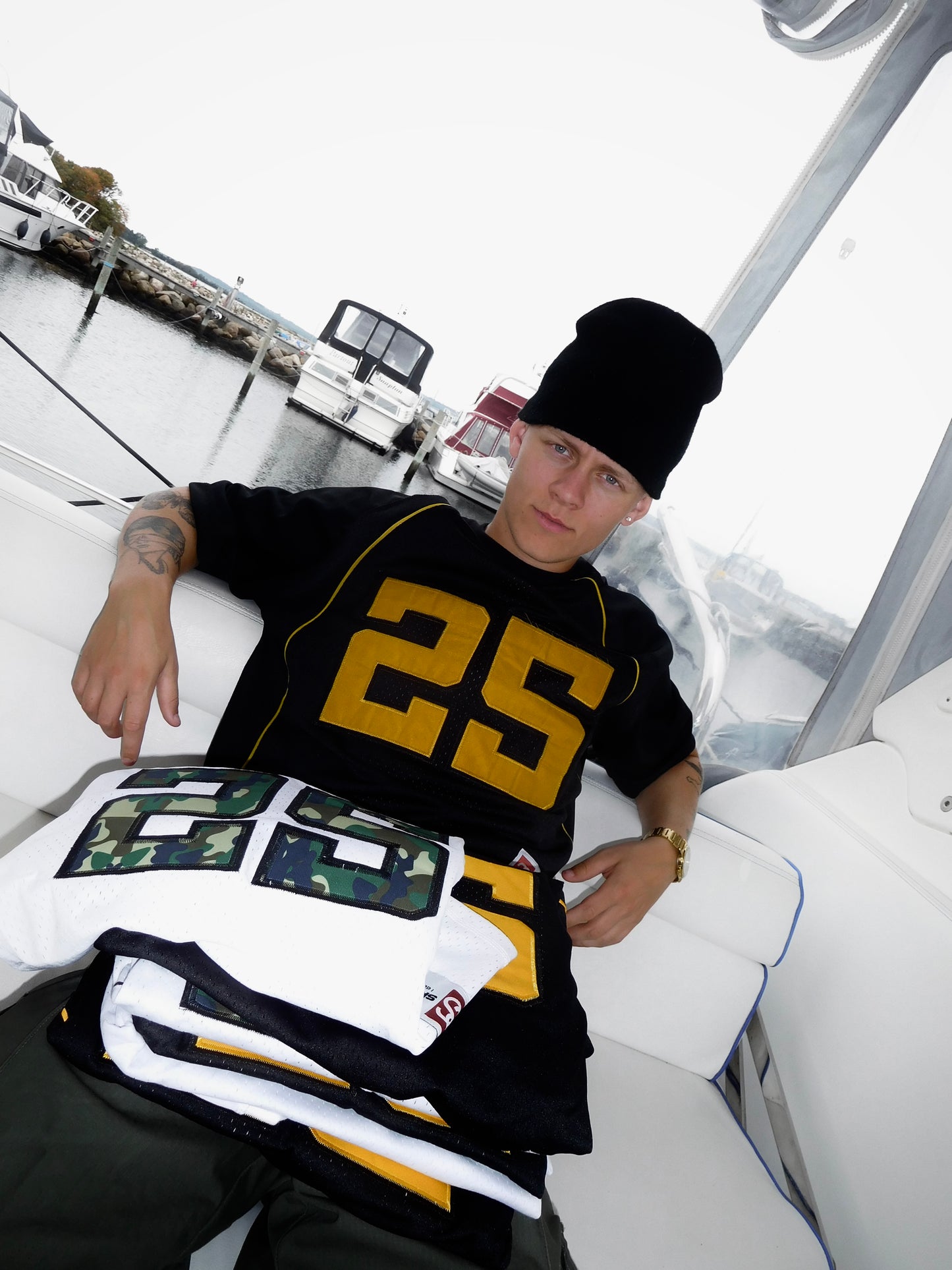 IDC JERSEY BLACK/YELLOW