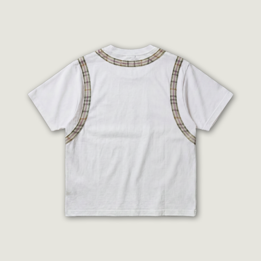 BASKET WHITE/PASTEL TEE