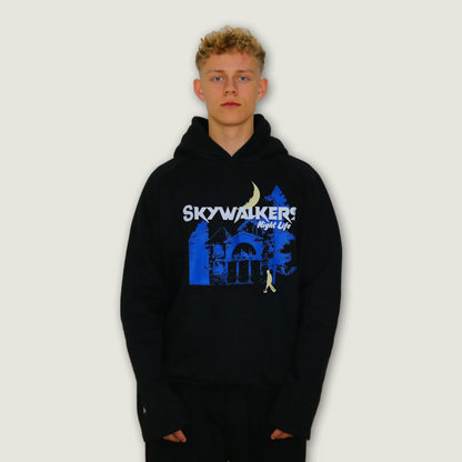 NIGHT-LIFE HOODIE BLACK