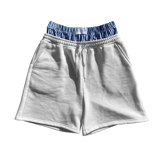 STRIPED SAGGERS WHITE