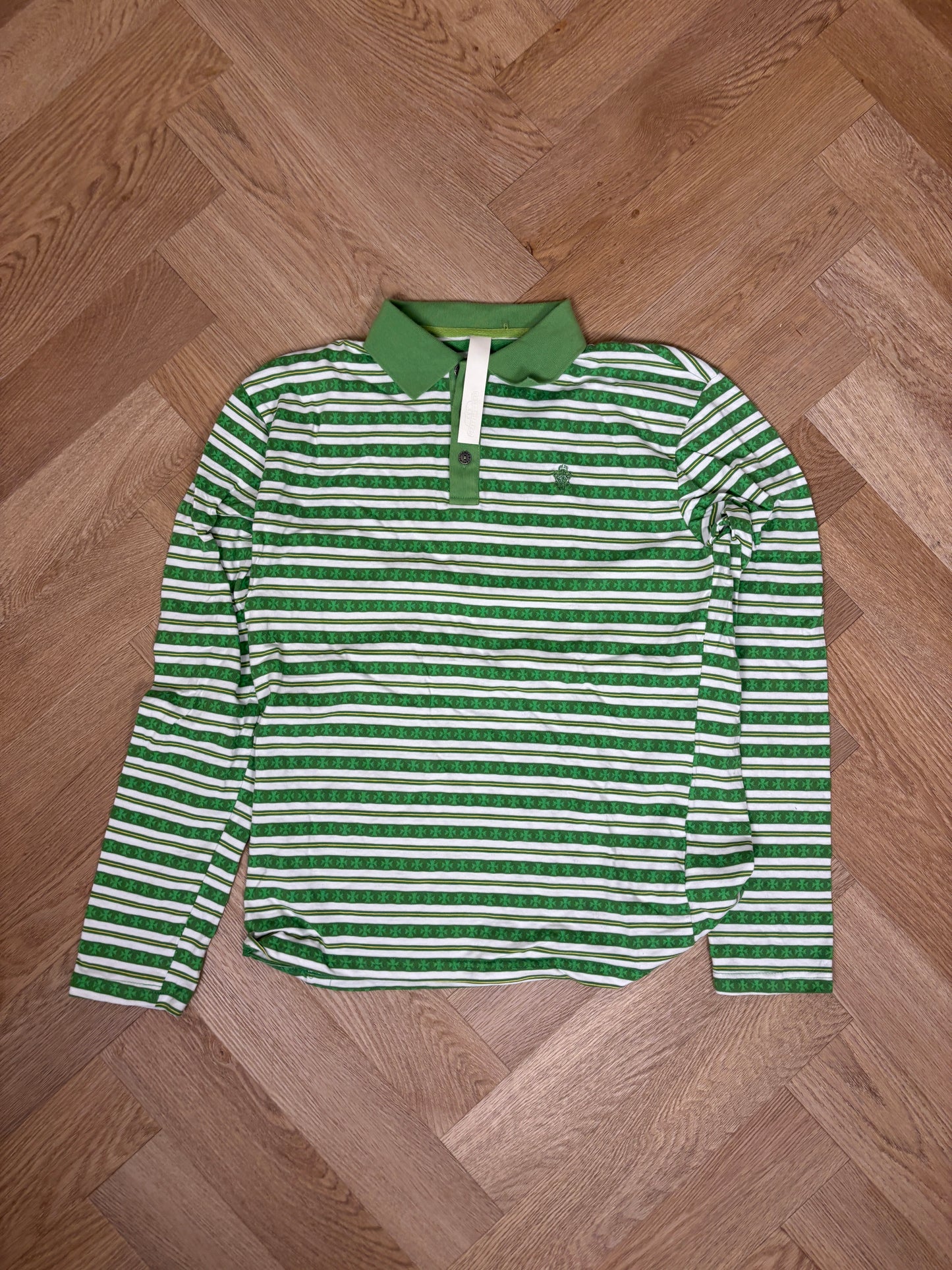 CHROME HEARTS POLO GRØN (M) UÆGTE