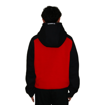 NIGHT-LIFE HOODIE RED/BLACK