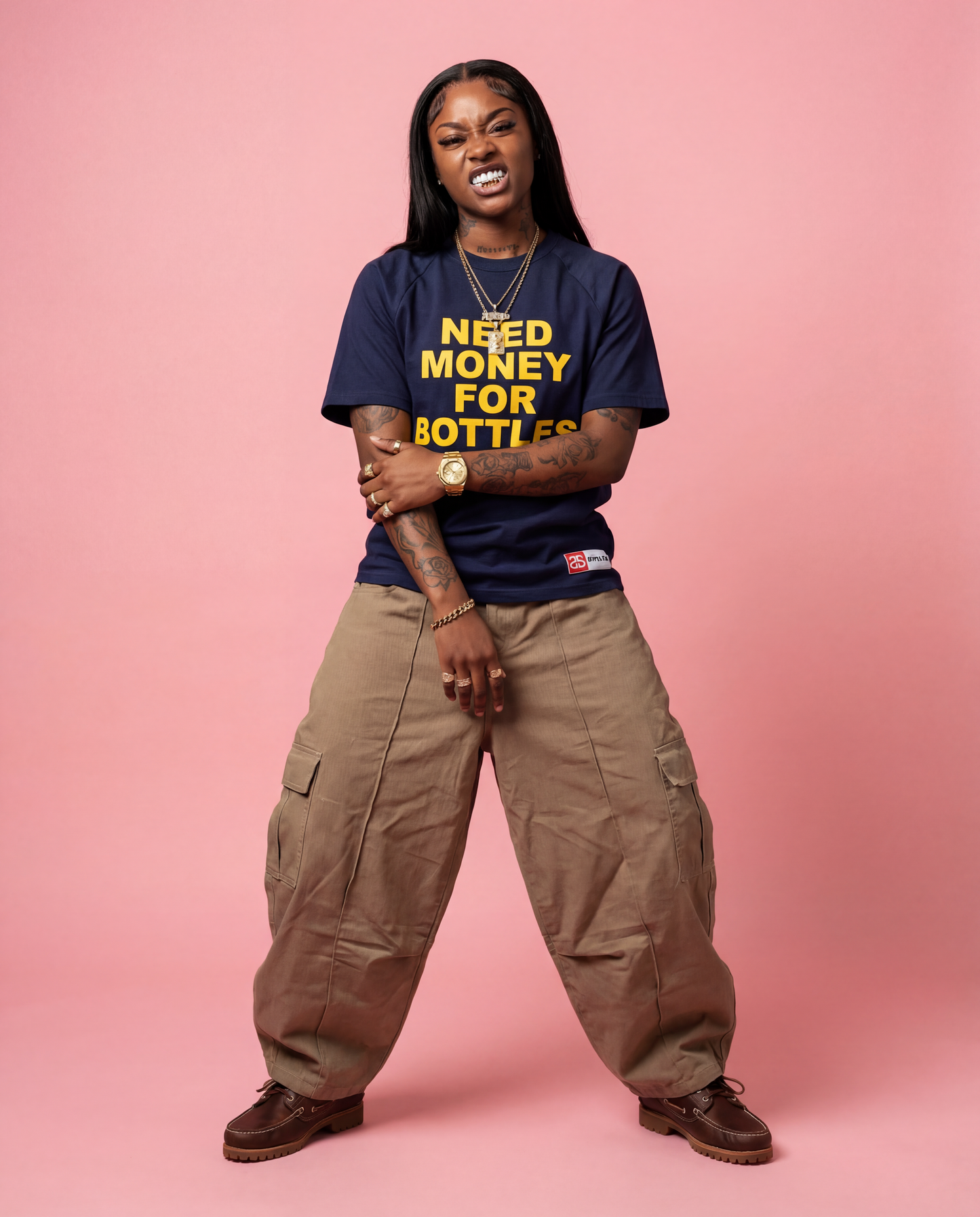 NMFB NAVY TEE - ( PRE-ORDER )