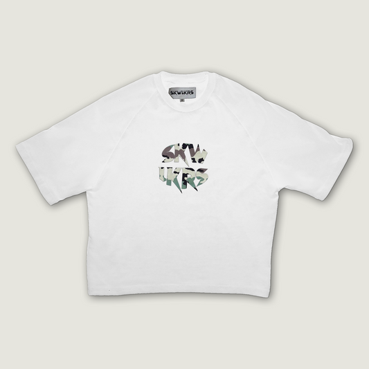 CAMO TEE WHITE