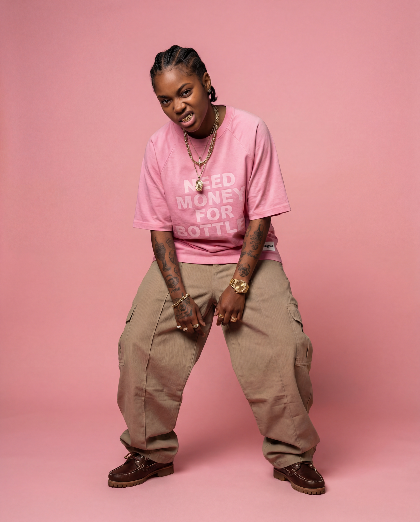 NMFB PINK TEE - ( PRE-ORDER )